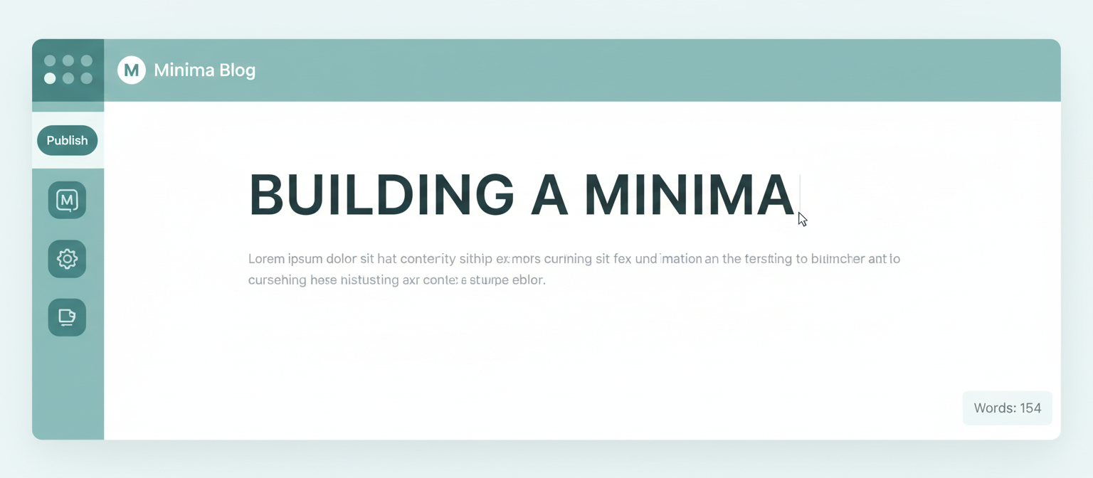Blog editor interface showing a properly capitalized post title
